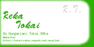 reka tokai business card