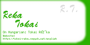 reka tokai business card